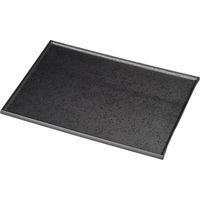 器望 お盆 黒 銀砂子 強力ノンスリップ 渚トレー14寸 [1個入] kbu-0576853002（直送品）