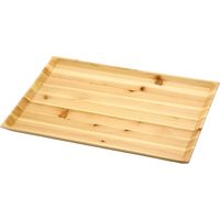 器望 トレー 桧・ノンスリップ長角トレイL [1個入] kbu-0577818035（直送品）
