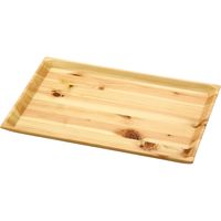 器望 トレー 桧・ノンスリップ長角トレイＭ [1個入] kbu-0577818036（直送品）