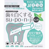 ミュー 歯を白くする su・po・n・ji スポンジ歯ミガキ ミント 5個入　1箱(5個入)×12セット（直送品）