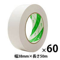 【ガムテープ】 ニュークラフトテープ No.305W 白 幅38mm×長さ50m 305W-38 ニチバン 1箱（60巻入）