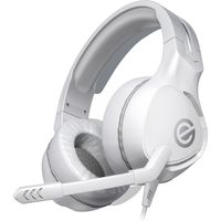 ゲーミングヘッドセット 両耳オーバーヘッド ４極ミニプラグ コントローラ付属 ホワイト HS-G01WH エレコム 1個（直送品）