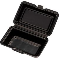 ランチボックス Kランチ-51-S ブラック 800枚(50×16) 14153 1ケース(800枚入(50枚×16袋))（直送品）