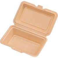 ケーピープラテック ランチボックス Kランチ-51-S ナチュラル　800枚(50×16) 14152（直送品）