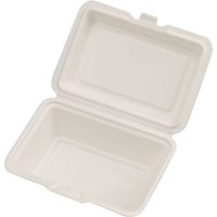 ランチボックス Kランチ-52-S ホワイト 600枚(50×12) 14155 1ケース(600枚入(50枚×12袋))（直送品）