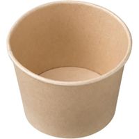 紙カップ KM100-390 本体 ナチュラル 1000枚(50×20) 54602 1ケース(1000枚入(50枚×20袋))（直送品）