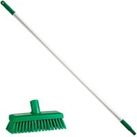 ヴァイカン コンパクトデッキブラシ グリーン (ハンドル2958付) 7042S2 1個