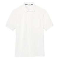 トンボ ポロシャツ　01ホワイト　M CR207-01 1枚（取寄品）