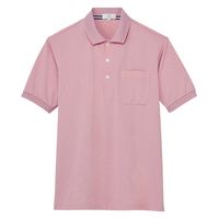 トンボ ポロシャツ　12シェルピンク　L CR207-12 1枚（取寄品）
