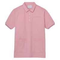 トンボ ケアワークシャツ　12シェルピンク　S CR208-12 1枚（取寄品）