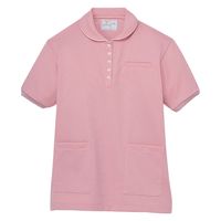 トンボ レディスケアワークシャツ　12シェルピンク　M CR209-12 1枚（取寄品）