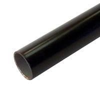 矢崎化工 Φ42イレクターパイプ 283mm ブラック HL4-283 BL 1セット(5本)（直送品）