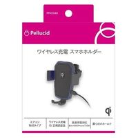 ペルシード イルミネーションワイヤレス充電ホルダーＡＣルーバーＢＫ PPH2048 1個（取寄品）