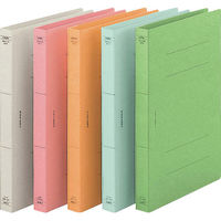 ライオン事務器 フラットファイル A4S 厚とじタイプ AW-519S 緑 10283 1セット(10冊)