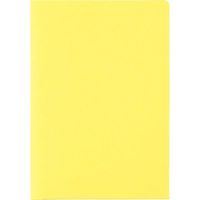 ライオン事務器 カラーポケットホルダー 紙製 2つ折りタイプA5(見開きA4判) PH-52Cイエロー 11666 1セット(5冊)