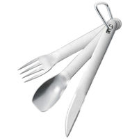 タマハシ キャンプカトラリーセット カラビナ付 キャッチフィールド 395075 1個（直送品）