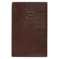 高橋書店 【2023年版】ビジネス手帳4 手帳判 見開き1週間+ノート 月曜始まり 茶 52 1冊（直送品）
