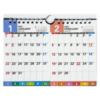 高橋書店 【2023年版】エコカレンダー壁掛・卓上 B7×2面 2カ月一覧 E162 1セット(2冊)（直送品）