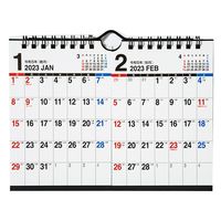 高橋書店 【2023年版】エコカレンダー壁掛 卓上 B7×2面 2カ月一覧 E167 1セット(2冊)（直送品）