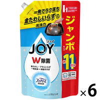 ジョイ JOY W除菌 食器用洗剤 W消臭 フレッシュクリーン 詰め替え ジャンボ 1425mL 1箱（6個入） P&G