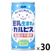 アサヒ飲料 豆乳生まれのカルピス GREEN CALPIS 190g 1箱（30缶入）