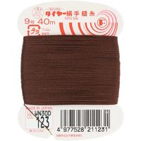 フジックス タイヤー 【絹手縫い糸】 9号 40m col.123 FK21-123 1箱（30個入）（直送品）