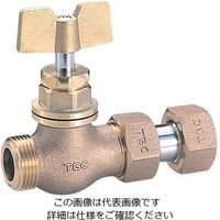 タブチ 止水栓 メータ直結伸縮止水栓 蝶型ハンドル SEB-13 1個（直送品）