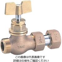 タブチ 止水栓 メータ直結伸縮止水栓 蝶型ハンドル SEB-20X13 1個（直送品）