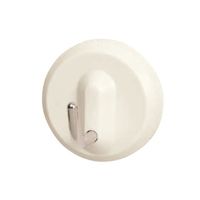 シロクマ Cー6M eフック丸形RMアイボリ 1セット(5パック)（直送品）