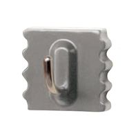 シロクマ Cー34M パズルフックXSグレー 1セット(5パック)（直送品）