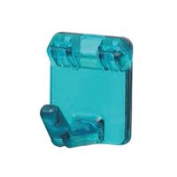 シロクマ Cー101 アクアフック角形25ミリ クリアブルー 1セット(20パック)（直送品）