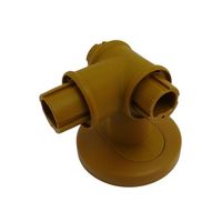 シロクマ BRー274 ドコデモブラケットチーズ32径ブラウン 1セット(3パック)（直送品）