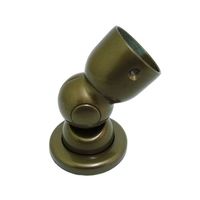 シロクマ 自在エンド壁用35径アンバー BR-133 1セット（2パック）（直送品）