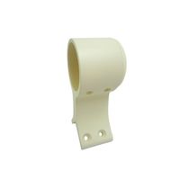 シロクマ BRー85 異形ブラケット出隅止35径アイボリ 1セット(3パック)（直送品）