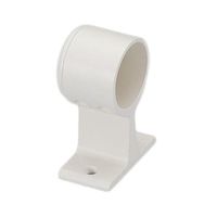 シロクマ BRー88 異形ブラケット直止35径アイボリ 1セット(4パック)（直送品）