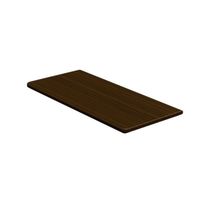 シロクマ TGー102 集成材棚板C形220×450ダークオーク 1パック（直送品）