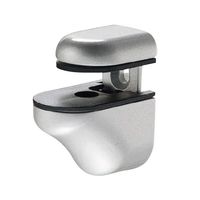 シロクマ TGー1 棚グリップA形Sシルバー 1セット(2パック)（直送品）