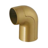 シロクマ BRー157 スリムユニバーサルブラケットエンド35径AG 1セット(3パック)（直送品）