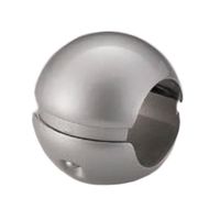 シロクマ BRー63 ドコデモグリップボール形35径シルバー BR-63 1セット(4パック)（直送品）