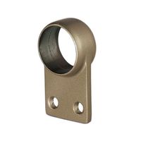 シロクマ BRー682 フラットブラケット通35径アンバー 1セット(2パック)（直送品）