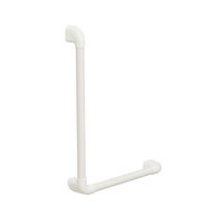 シロクマ BRー241 ドコデモ手摺 UタイプL形600×400アイボリ 1パック（直送品）