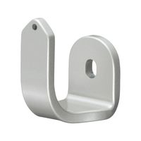 シロクマ BRー768 R形スマートUブラケットシルバー BR768 1セット(2パック)（直送品）