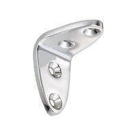 シロクマ TBR-1 オーバル棚受ケM鏡面磨 TBR1 1セット（4パック）（直送品）