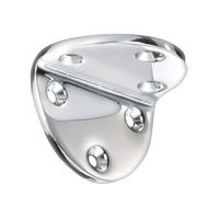 シロクマ TBR-1 オーバル棚受ケS鏡面磨 TBR1 1セット（2パック）（直送品）