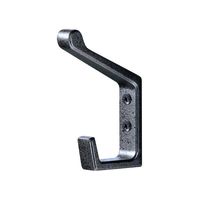 シロクマ CZー12 アルション帽子掛黒梨地 CZ12 1セット(4パック)（直送品）