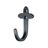 シロクマ CF-16 アンティークフッククローバー小Nブラック CF16 1セット（2パック）（直送品）