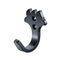 シロクマ CF-20 リップルフック小Nブラック CF20 1セット（3パック）（直送品）