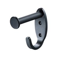 シロクマ CF-30 クララ帽子掛Nブラック CF30 1セット（3パック）（直送品）