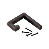 シロクマ 棚受ケ 黒染メ TB-201 1パック（直送品）