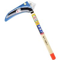 高儀 菊堂 鋼付 片刃薄鎌三日月型 オレンジ柄 195mm 4907052735132 1セット（3個）（直送品）